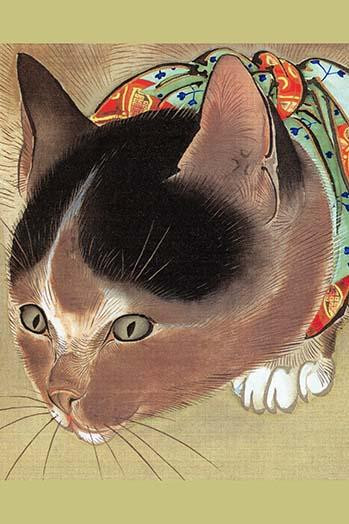 Japanese cat from painting Poster Print by unknown - Item # VARBLL0587299908