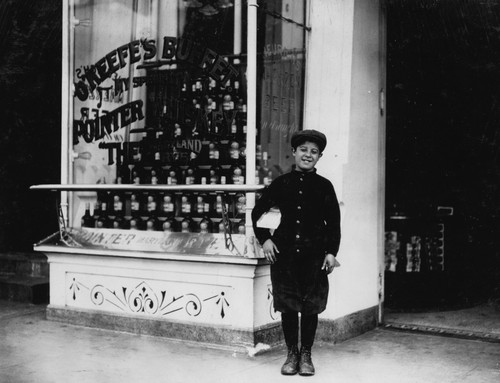 Joseph Bernstein, 1518 Fifth St. N.W., a 10 yr. old news-boy who had been selling in saloons along the way, says he makes a dollar a day, sells until 8:30 P.M. Is a bright Jewish boy. Poster Print - Item # VARBLL058754713L
