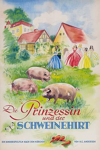 Movie poster to a film about a princess and pig. Poster Print by unknown - Item # VARBLL058733990x