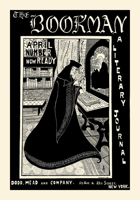 An old man reads a book while studying a larger text. Poster Print by  G. F. Scotson-Clark - Item # VARBLL0587413573