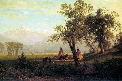 Wind River Mountains in Nebraska Poster Print by Albert  Bierstadt - Item # VARBLL0587259558