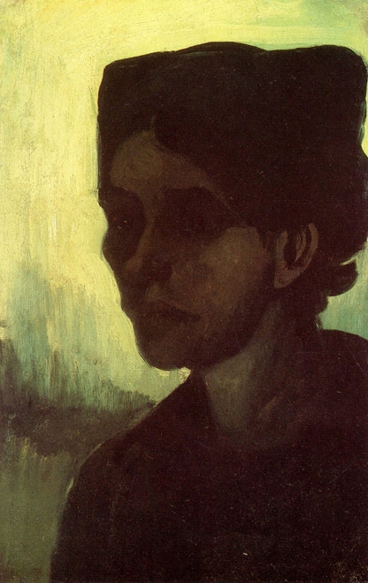 Head of a Young Peasant Woman with Dark Cap Poster Print - Item # VARBLL058750304L