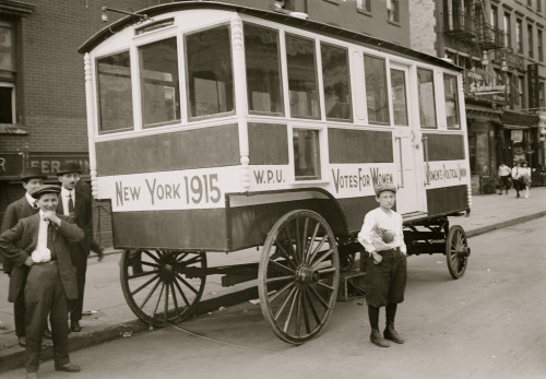 Suffrage Shop On Wheels Poster Print