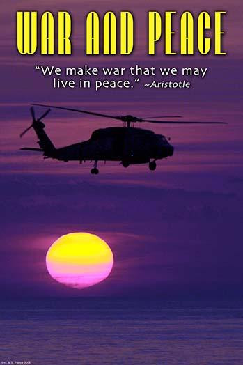 We make war that we may live in peace. Aristotle Poster Print by Wilbur Pierce - Item # VARBLL0587227095