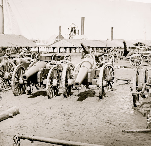 Richmond, Va. Captured siege guns at Rocketts; Poster Print - Item # VARBLL058752233L