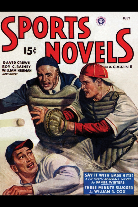 Cover art from a pulp magazine dedicated to thrilling tales of sports. Poster Print by unknown - Item # VARBLL0587378247