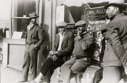 Street corner, Black Belt, Chicago, Illinois Poster Print - Item # VARBLL0587635525