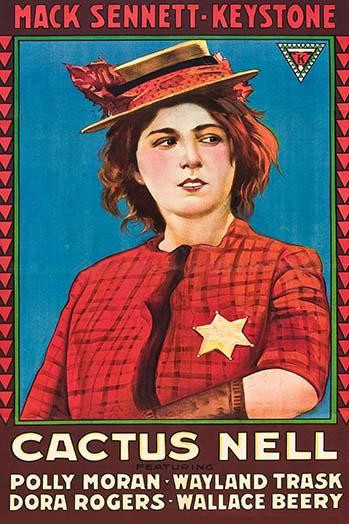 Portrait of a girl wearing a police badge Poster Print by Mack Sennett - Item # VARBLL058762220L