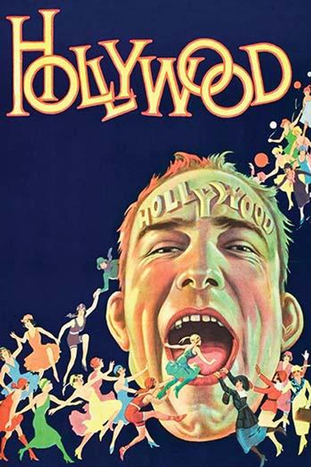 Large face of a man with flappers jumping out of his mouth Poster Print by Unknown - Item # VARBLL058762415L