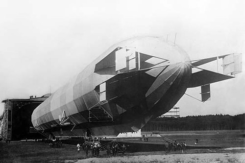 Zeppelin airship for passengers Poster Print by unknown - Item # VARBLL0587234407