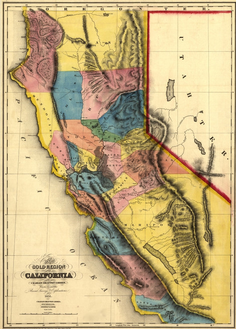 California Gold Fields - 1851 Poster Print - Item # VARBLL058759159L