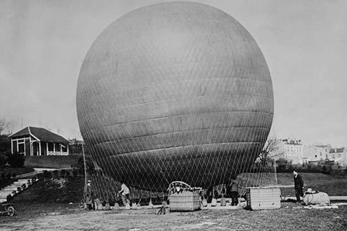 Large Observation Balloon is Being Readied for Liftoff Poster Print by unknown - Item # VARBLL058745934L