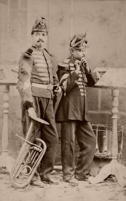 Mexican Military Musicians Poster Print by unknown - Item # VARBLL0587433108