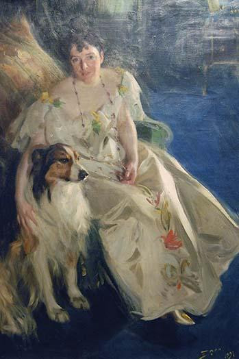 Mrs. Walter Rathbone Bacon Poster Print by Anders Leonard Zorn - Item # VARBLL058760468L