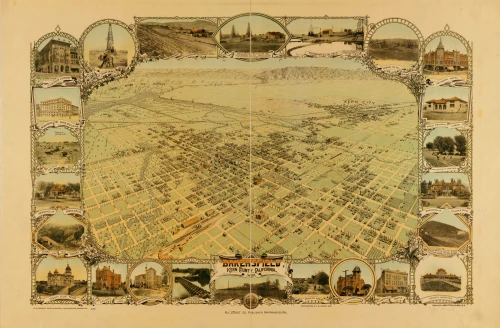 Bakersfield, Kern County, California, 1901 Poster Print - Item # VARBLL058756997L