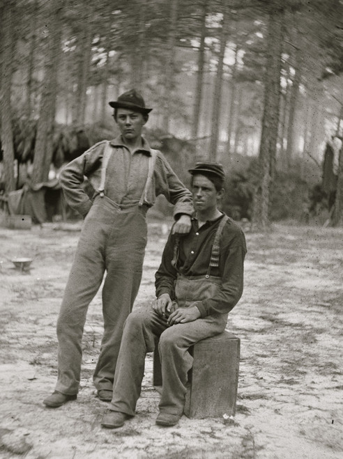 Petersburg, Va. Two youthful military telegraph operators at headquarters Poster Print - Item # VARBLL058752069L