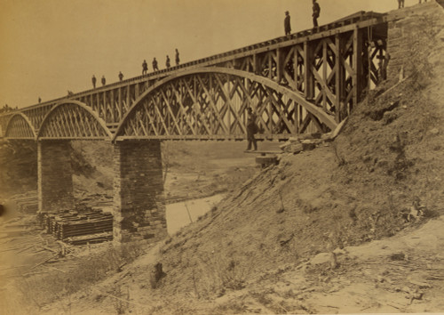 Potomac Creek Bridge, Aquia Creek & Fredericksburg Railroad, April 18, 1863 Poster Print - Item # VARBLL058745403L