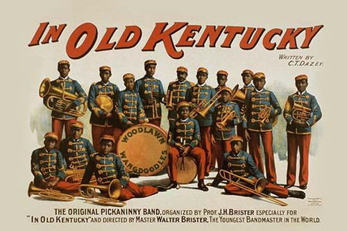 African American Band with musical instruments Poster Print - Item # VARBLL0587245026