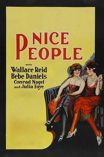 Two Flappers sit on a Couch Poster Print by Unknown