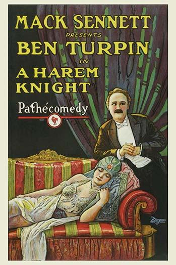 Ben Turpin sits beside a young damsel as she is lying on a recliner Poster Print by Mack Sennett - Item # VARBLL058762007L