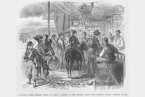 Sutler's Store, Harper's Ferry Poster Print by Frank  Leslie - Item # VARBLL0587325666