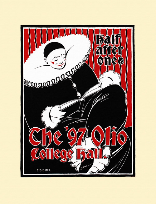 A clown sits reading a book. Poster Print by  Elisha Brown Bird - Item # VARBLL058741670x