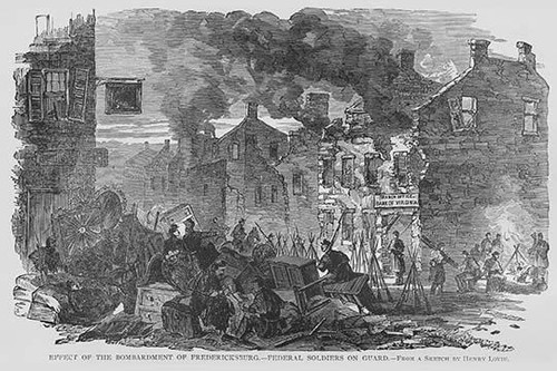 After Bombing of Fredericksburg, troops occupy Poster Print by Frank  Leslie - Item # VARBLL0587331852