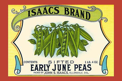 Original can label for sifted June peas. Poster Print by unknown - Item # VARBLL058733603x