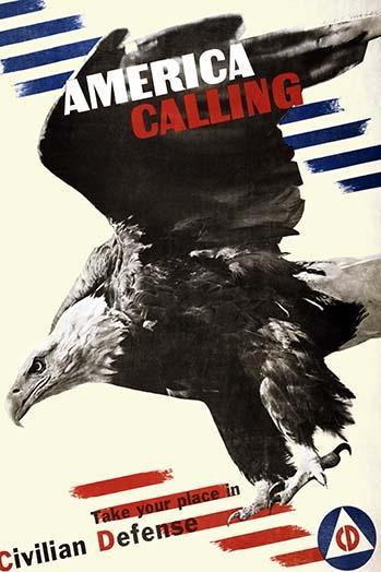 America calling. Take your place in civilian defense.  Published in Washington, D.C. : Division of Information, Office for Emergency Management. Poster Print by Herbert Matter - Item # VARBLL0587335920