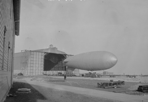 Navy dirigible Poster Print