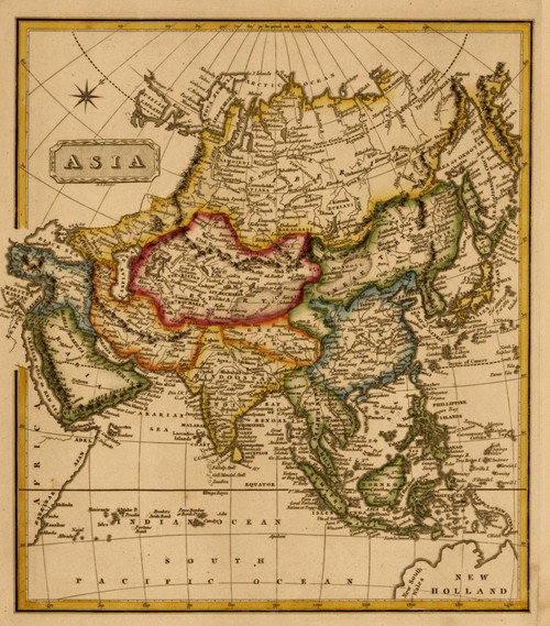 Asia - 1817 Poster Print