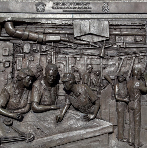 Bas relief at the Navy Memorial, 701 Pennsylvania Ave., NW, Washington, D.C. Poster Print - Item # VARBLL058759357L