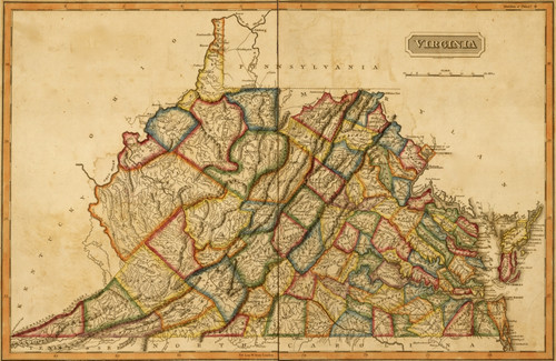 Virginia - 1817 Poster Print