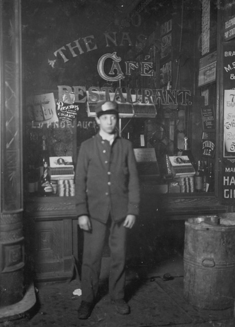 Postal Telegraph Boy. David Caplan, 9 Monroe Street. Said he was 15 years old. Works from 11 P.M. to 8 A. M., often down around the docks. Poster Print - Item # VARBLL058754826L