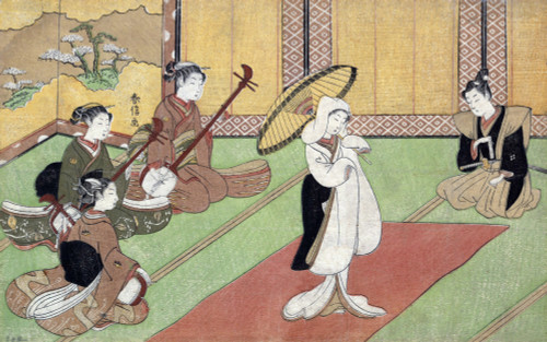 Woman Dancer in Daimyo's Palace Poster Print by Harunobu - Item # VARBLL0587648945