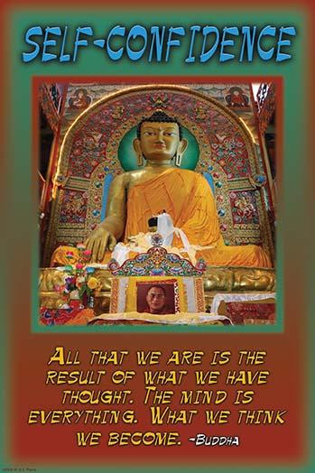 All that we are is the result of what we have though.  The mind is everything.  What we think we become.  Buddha Poster Print by Wilbur Pierce - Item # VARBLL0587223820