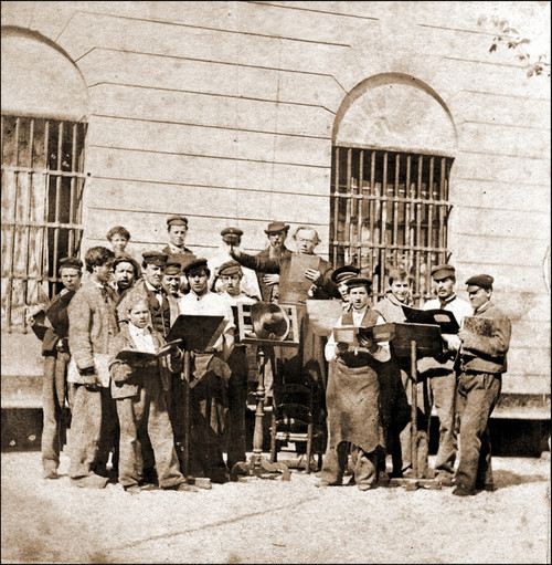 Workmen's choir sings Poster Print by unknown - Item # VARBLL0587433884