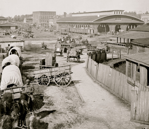 Atlanta, Ga. Railroad depot Poster Print