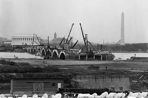 Construction of Memorial Bridge over Potomac Poster Print by unknown - Item # VARBLL058745702L