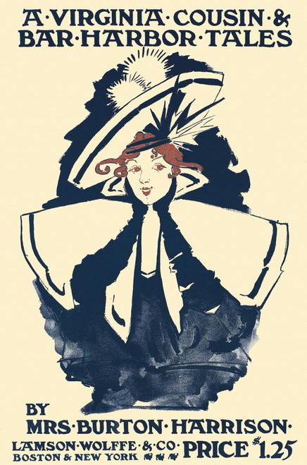 A woman holds her hands to her face as she looks out. Poster Print by  Ethel Reed - Item # VARBLL0587415002 A woman holds her hands to her face as she looks out. Poster Print by  Ethel Reed - Item # VARBLL0587415002