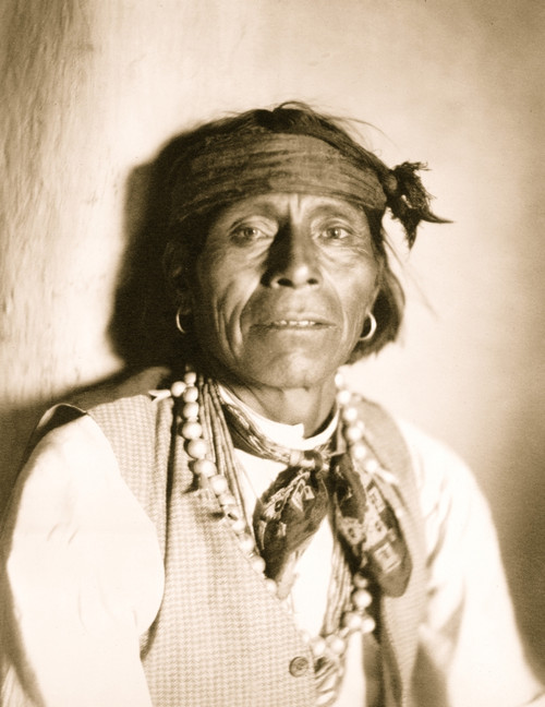 Woopa, a Moqui Indian, Hopi tribe, half-length portrait, facing front Poster Print - Item # VARBLL058751203L