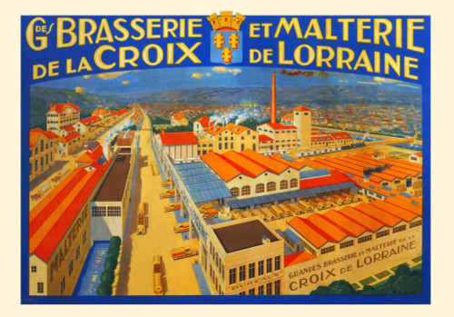 Grande Brasserie et Malterie de la Croix de Lorraine Poster Print - Item # VARBLL0587432969