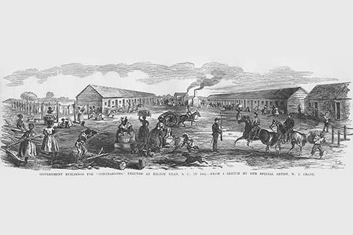 Government Buildings for Contrabands Poster Print by Frank  Leslie - Item # VARBLL0587328444