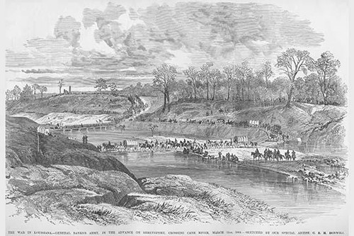 General Banks Advances at Shreveport, Louisiana Poster Print by Frank  Leslie - Item # VARBLL0587329793