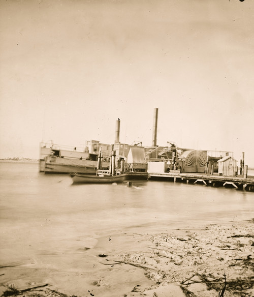 Charleston, South Carolina.] Steamers at wharf Poster Print - Item # VARBLL058745194L