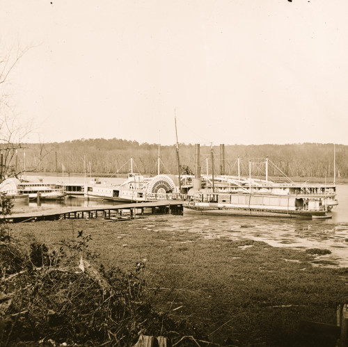 Appomattox River, Virginia. Medical supply boat CONNECTICUT Poster Print - Item # VARBLL058745337L