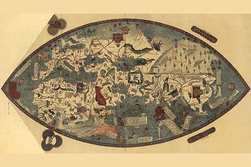 Elliptical Map of the world as known around the Mediterranean Poster Print by Paolo  del Pozzo Toscanelli - Item # VARBLL0587236930