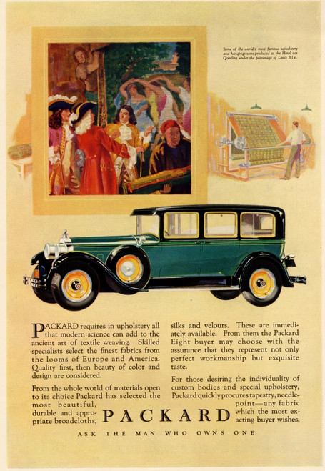 Magazine advertising of the Packard automobile. Poster Print by Unknown - Item # VARBLL058737330x