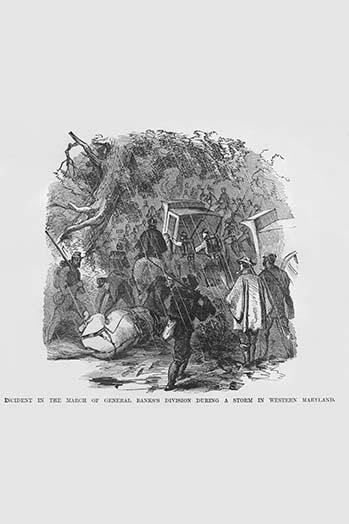 Storm during the March of General Banks Poster Print by Frank  Leslie - Item # VARBLL0587325313