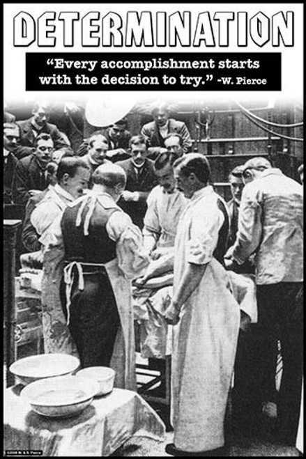 Every accomplishment starts with a decision to try. Poster Print by Wilbur Pierce - Item # VARBLL0587223464